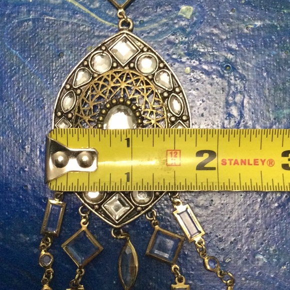 Bebe woman’s boho necklace antique gold - Picture 4 of 8